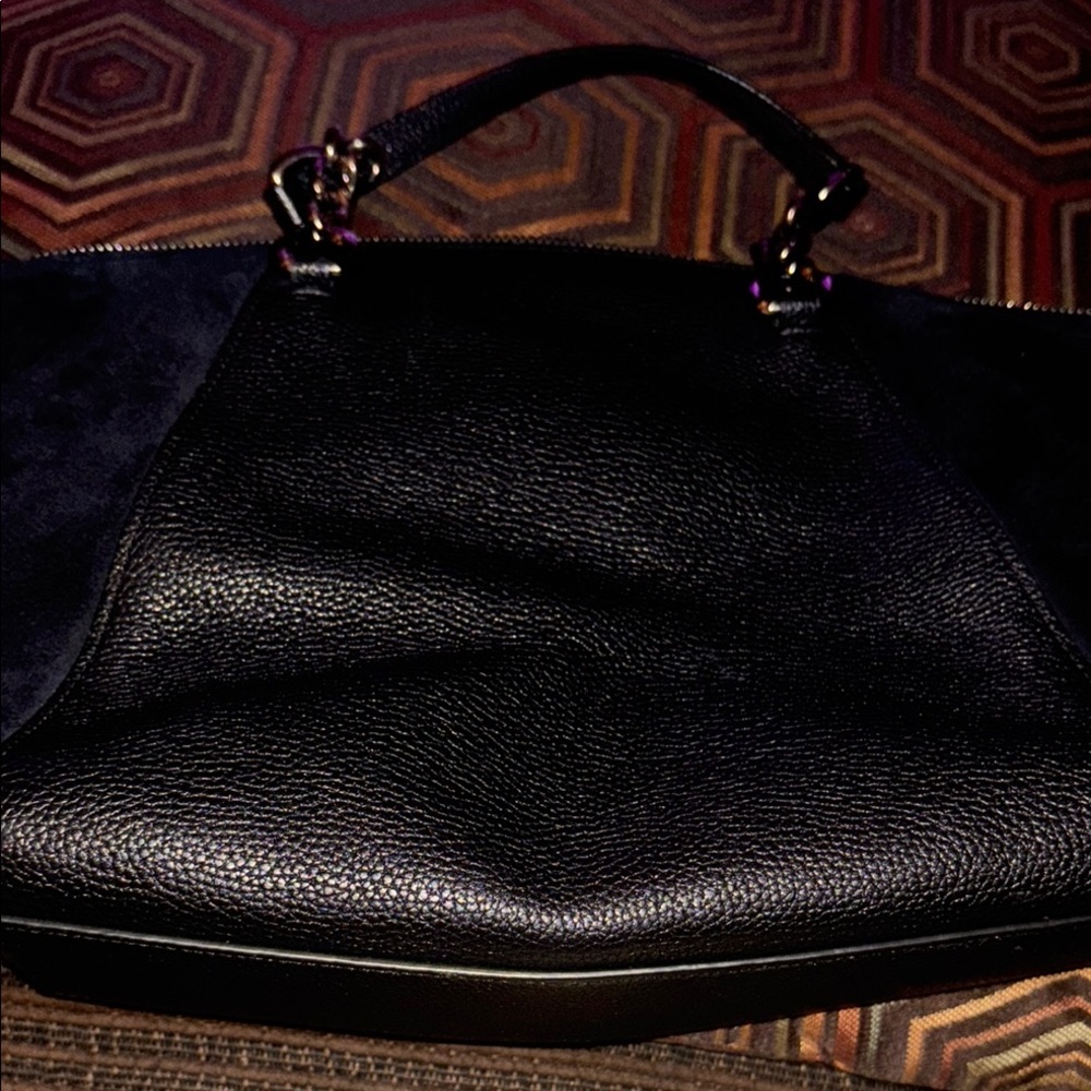 Coach Black Crossbody Bag with Gun Metal Accents No call outs. - Picture 5 of 6